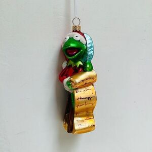 Radko Muppet Christmas ornaments Kermit the Frog retired 1997 Discontinued